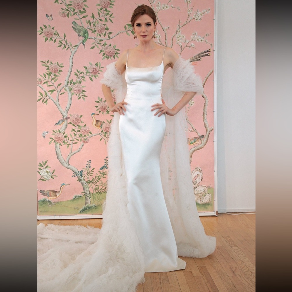 Custom bridal cape
